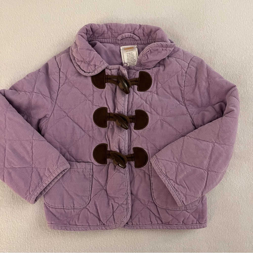 Purple Quilted Coat